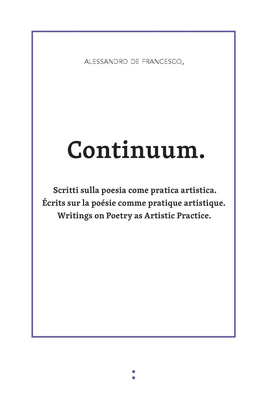 Vorderes Coverbild Continuum
