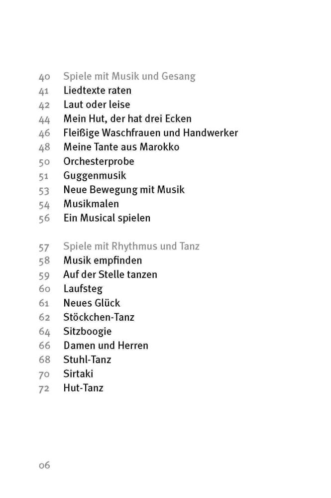 Beispielinhalt (Bild) Die 50 besten Bewegungsspiele für Senioren