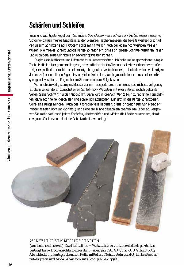 Beispielinhalt (Bild) Schnitzen mit dem Schweizer Taschenmesser