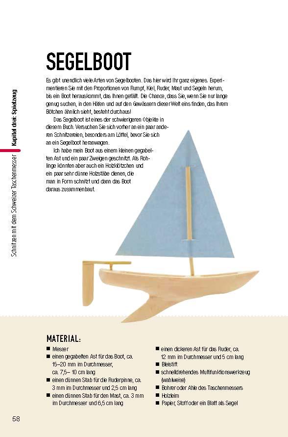 Beispielinhalt (Bild) Schnitzen mit dem Schweizer Taschenmesser