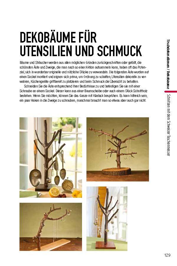 Beispielinhalt (Bild) Schnitzen mit dem Schweizer Taschenmesser