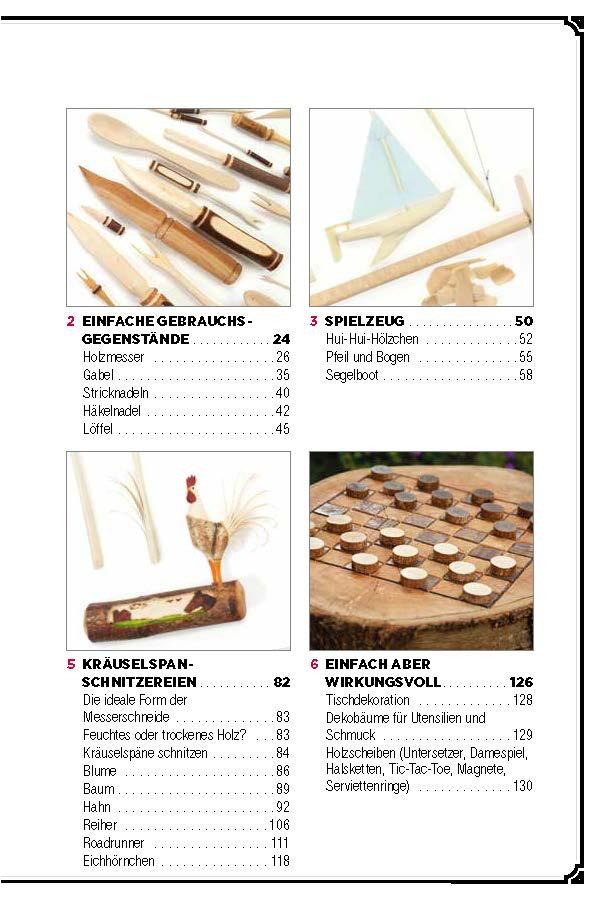 Beispielinhalt (Bild) Schnitzen mit dem Schweizer Taschenmesser