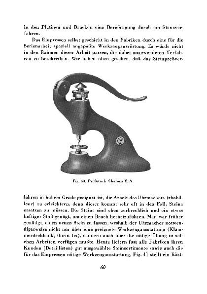 Beispielinhalt (Bild) Grundkenntnisse der Uhrmacherei