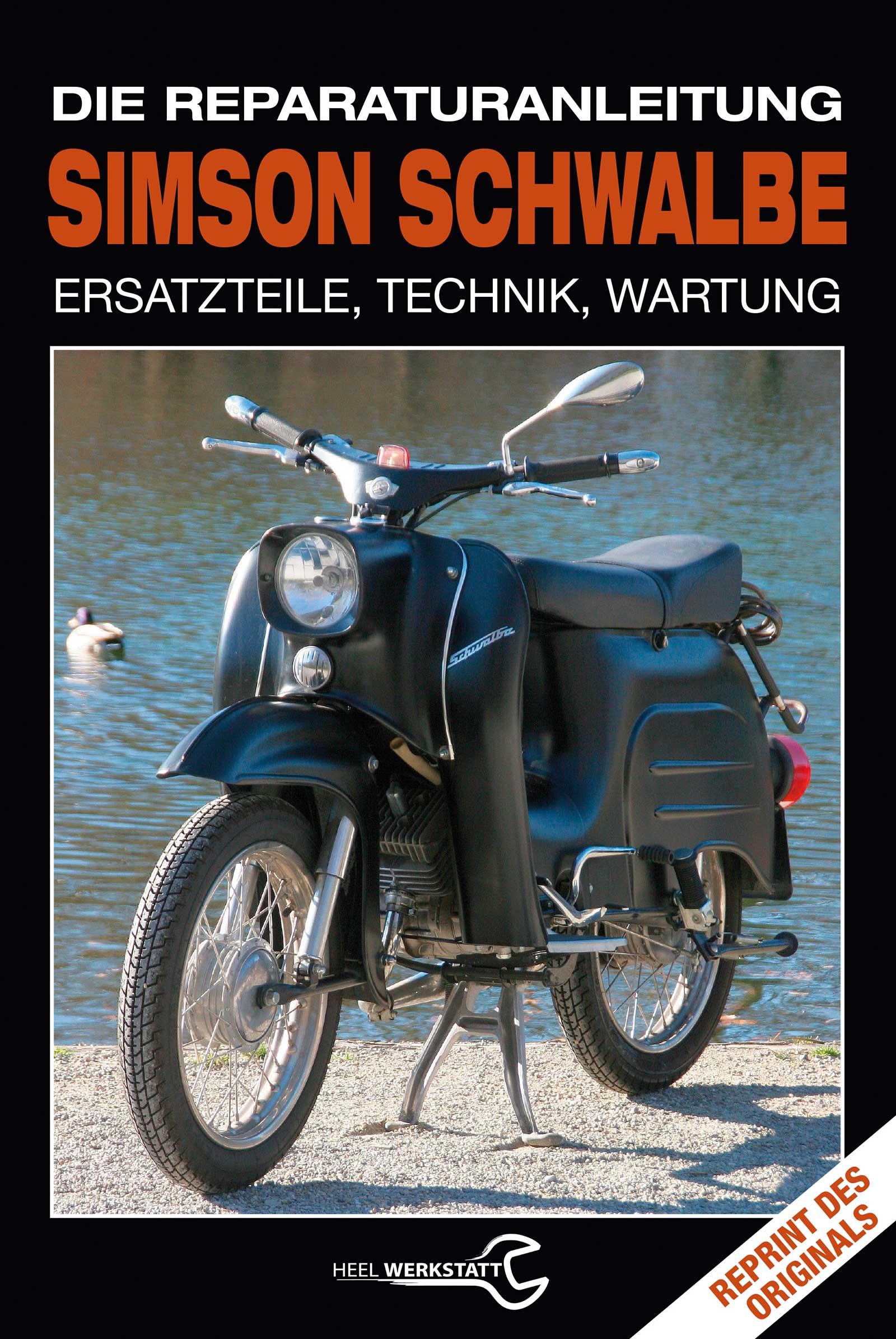 Vorderes Coverbild Simson Schwalbe - Die Reparaturanleitung