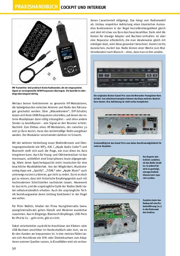 Beispielinhalt (Bild) Praxishandbuch Cockpit & Interieur