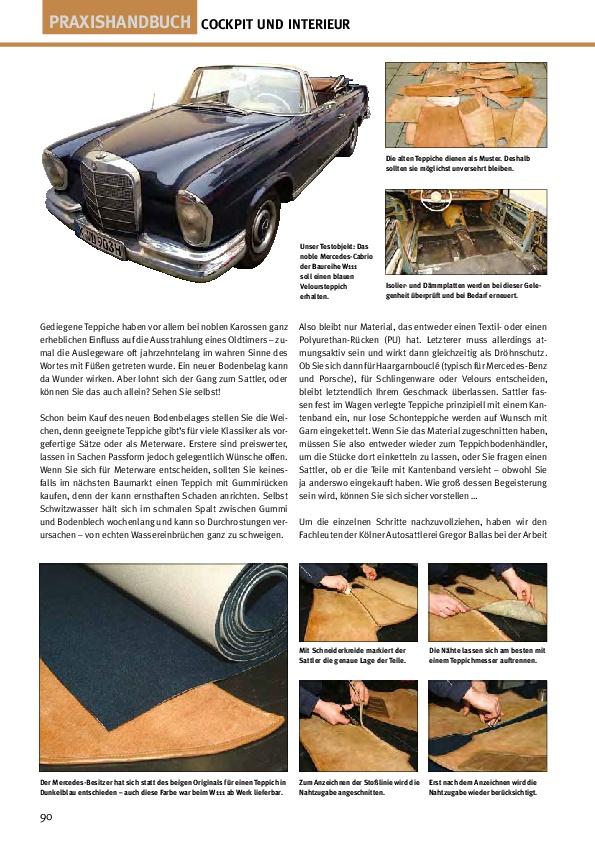 Beispielinhalt (Bild) Praxishandbuch Cockpit & Interieur