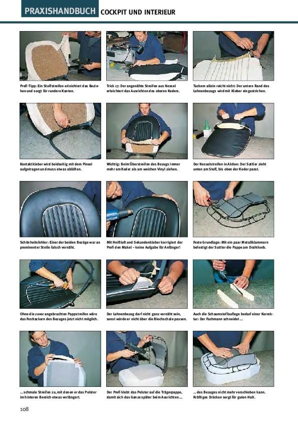 Beispielinhalt (Bild) Praxishandbuch Cockpit & Interieur