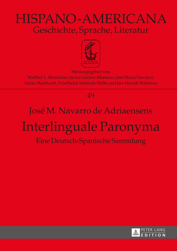 Vorderes Coverbild Interlinguale Paronyma