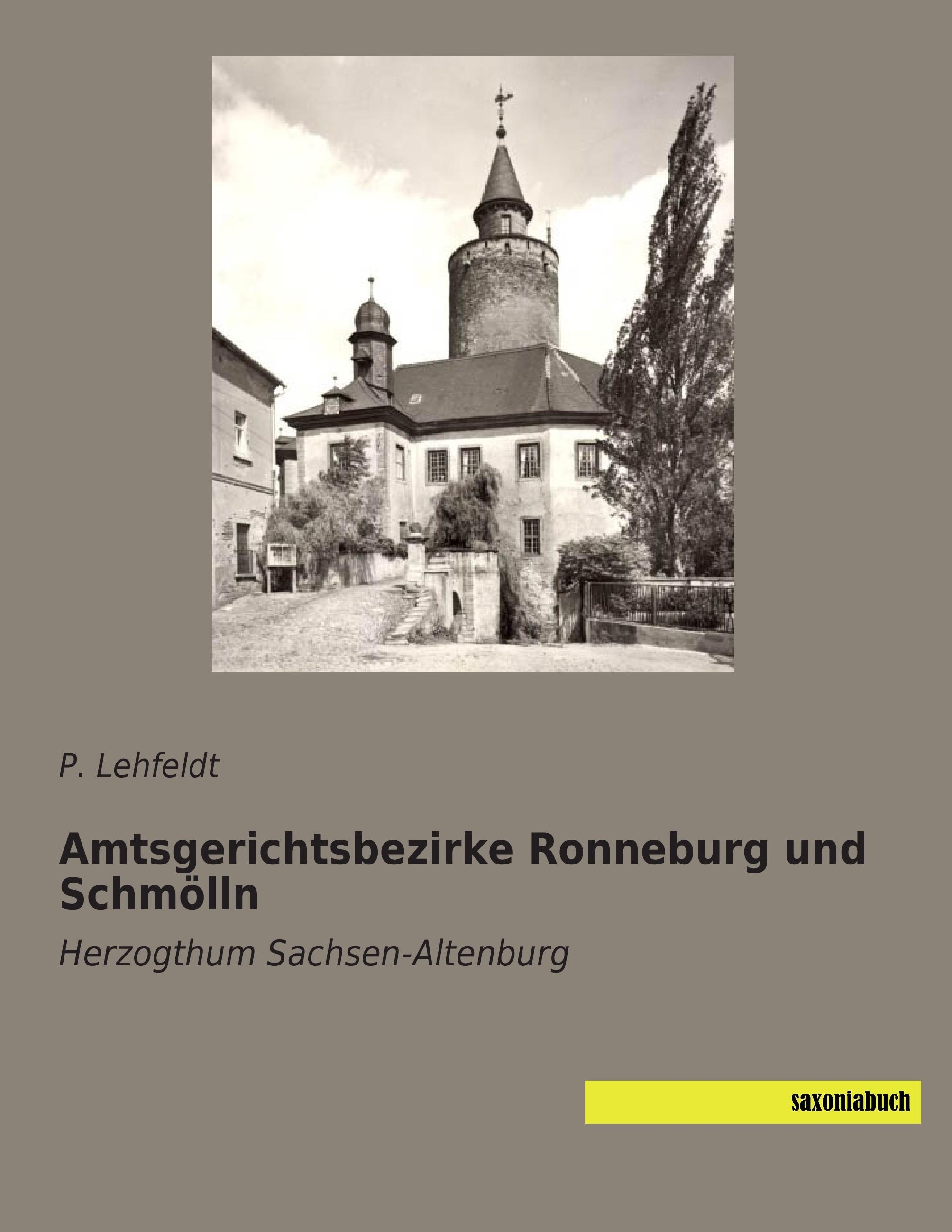 Vorderes Coverbild Amtsgerichtsbezirke Ronneburg und Schmölln