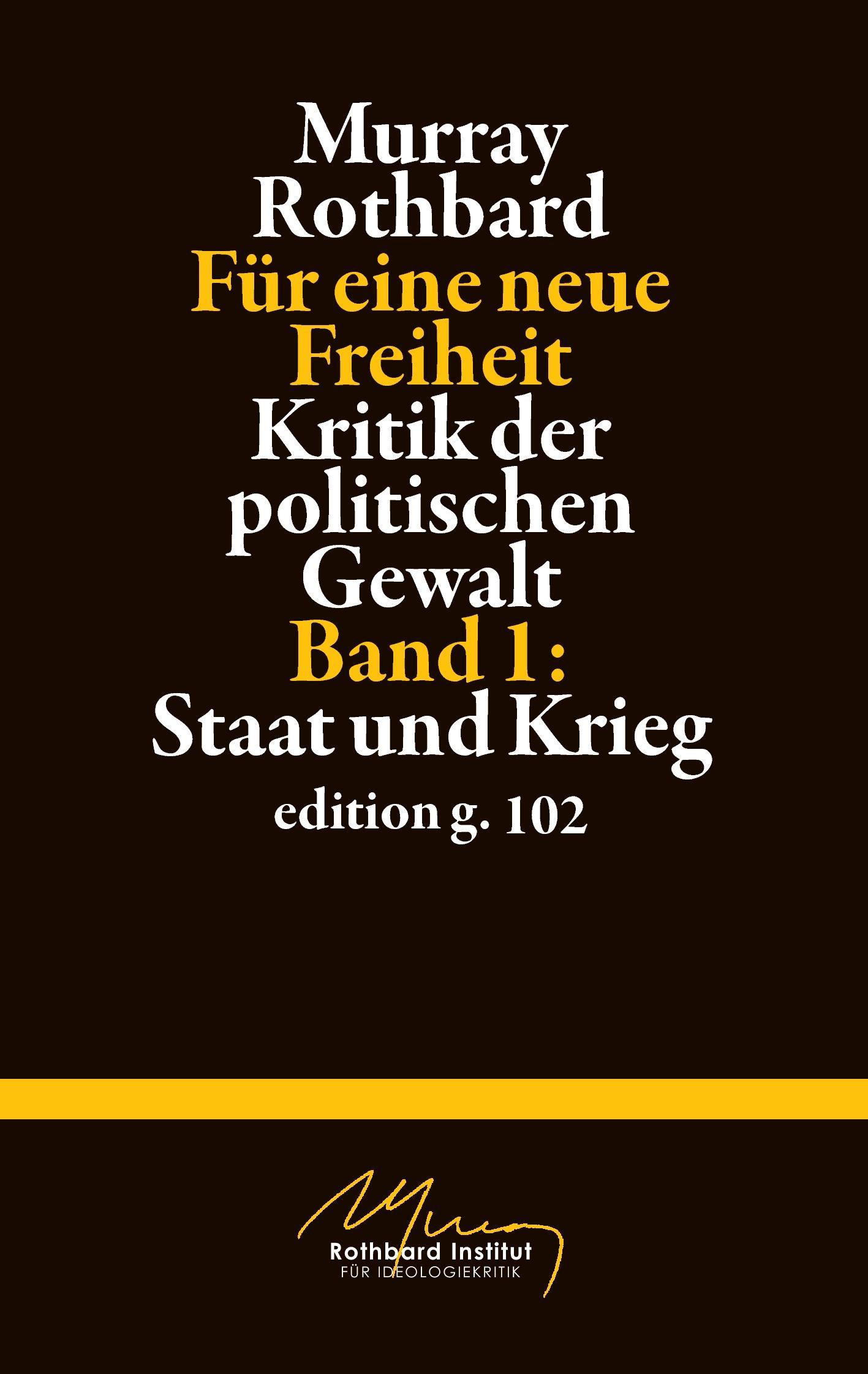 Vorderes Coverbild Für eine neue Freiheit 1