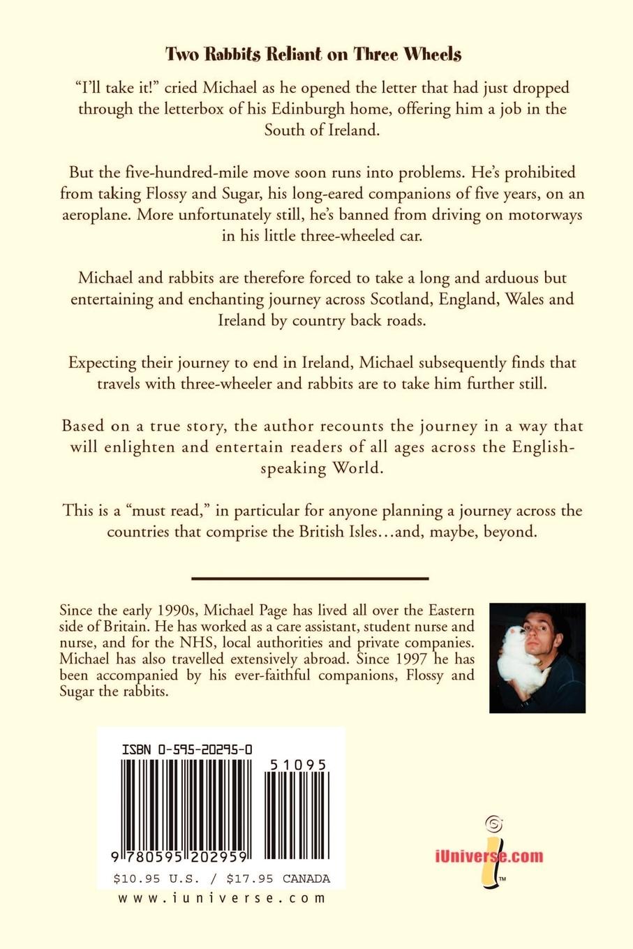 Rückseitencover Two Rabbits Reliant on Three Wheels