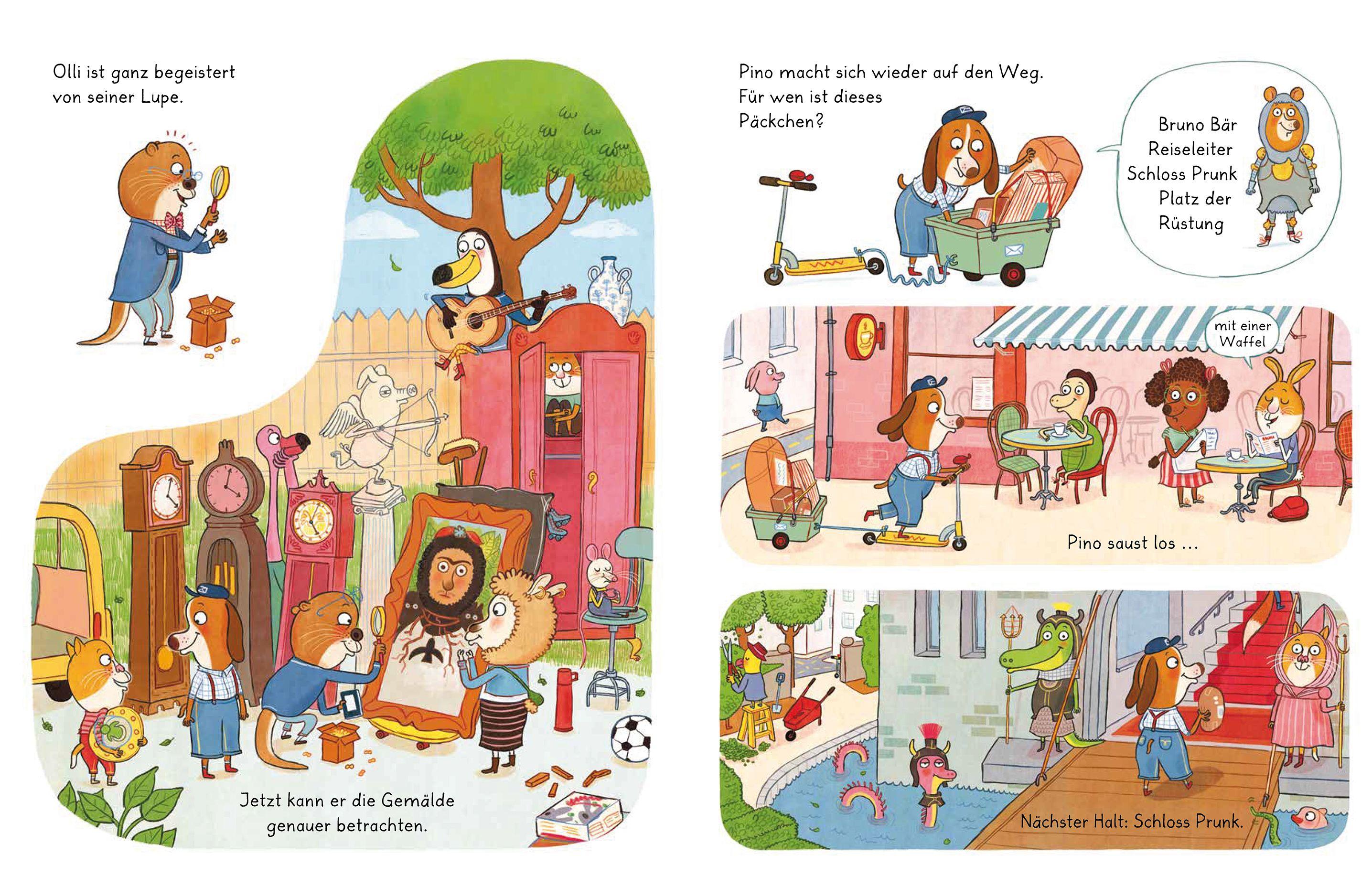 Beispielinhalt (Bild) Pino Pfote - Ab die Post!  Band 2