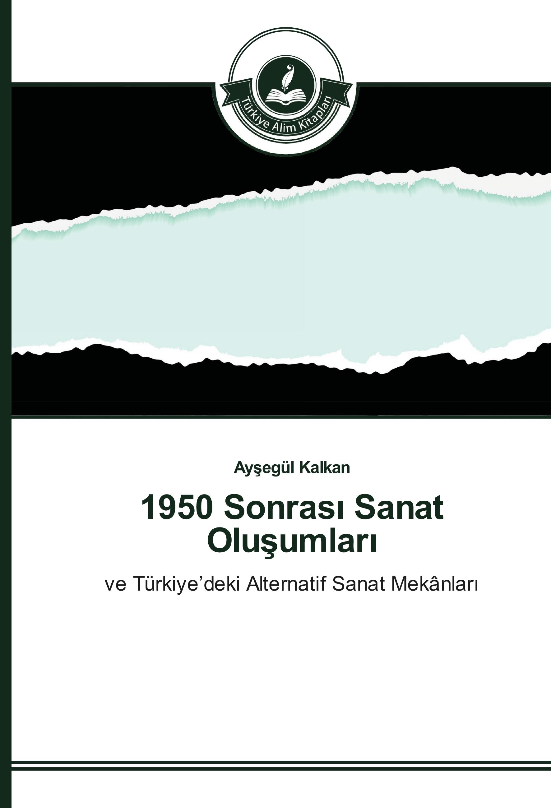 Vorderes Coverbild 1950 Sonras¿ Sanat Olu¿umlar¿