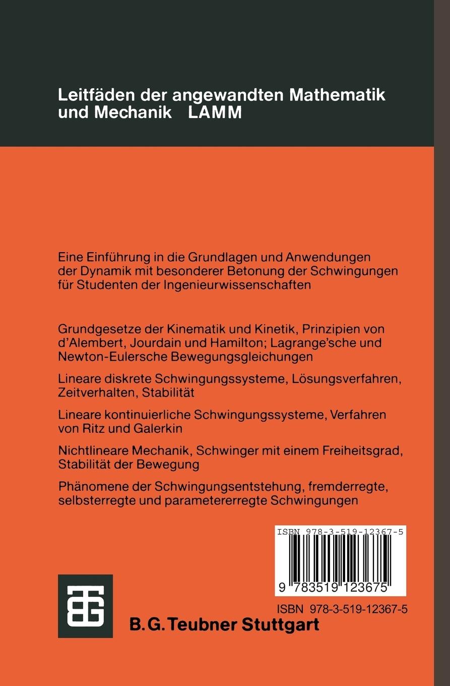 Rückseitencover Einführung in die Dynamik