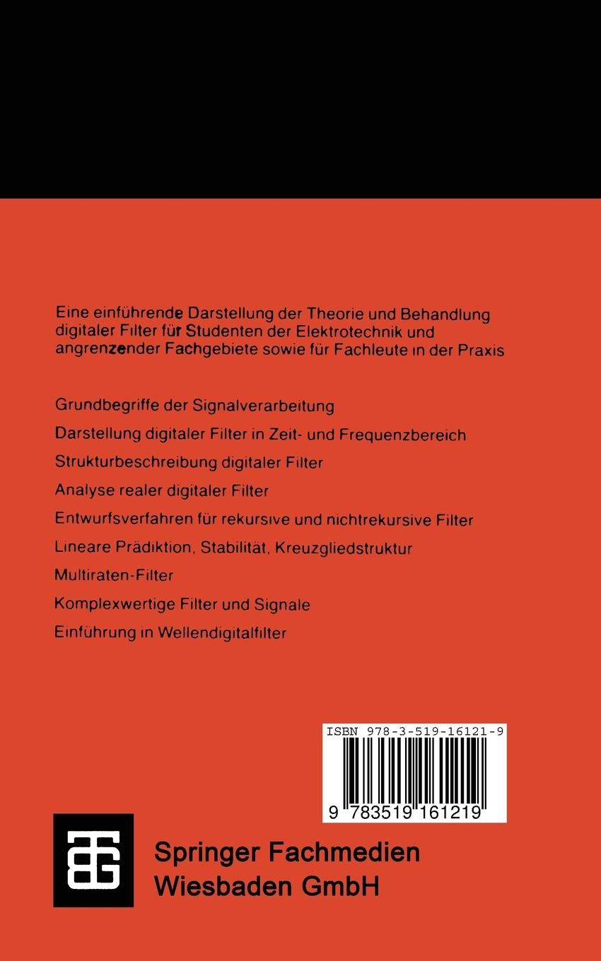 Rückseitencover Digitale Filter