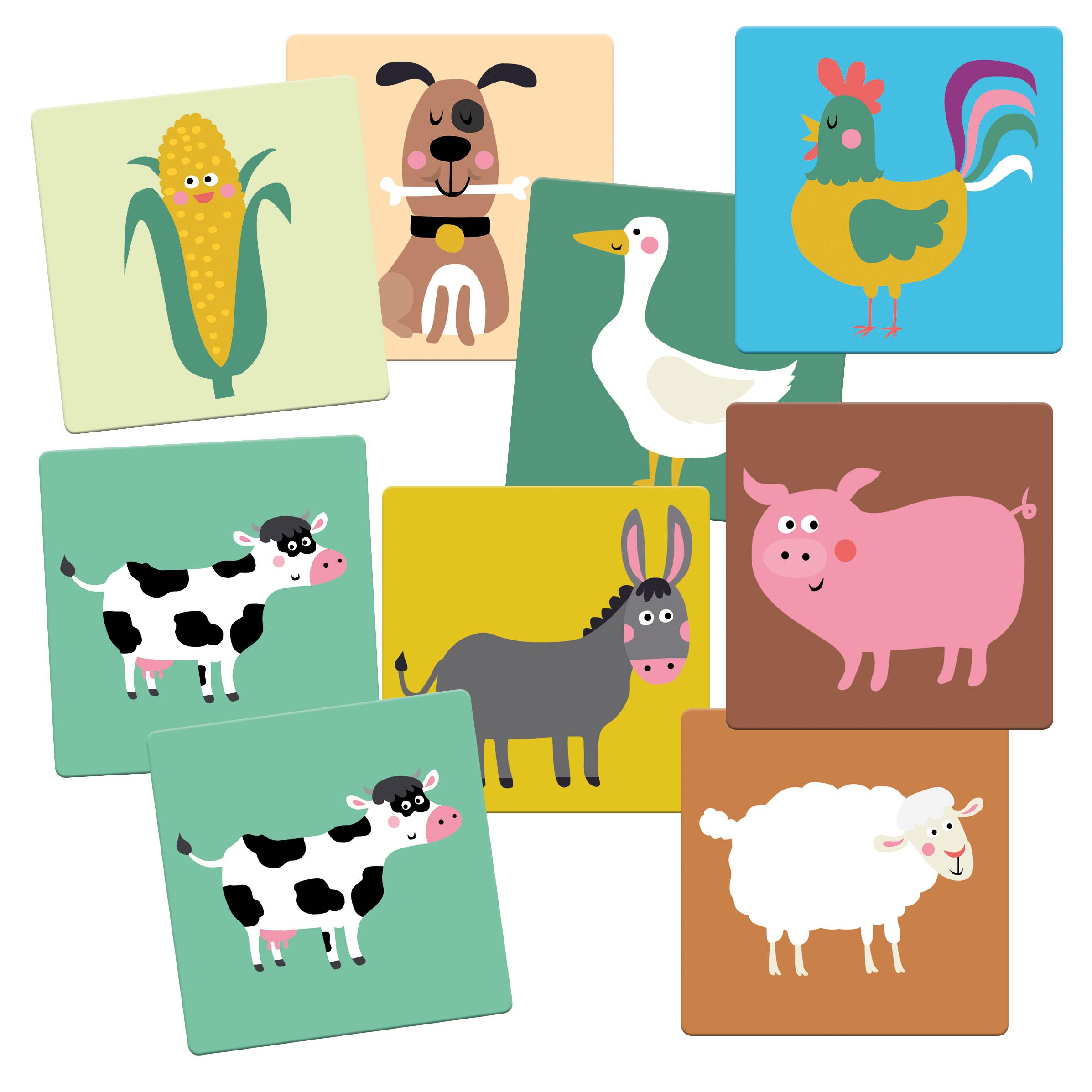 Beispielinhalt (Bild) Der bunte Bauernhof - Mein Maxi-Memo