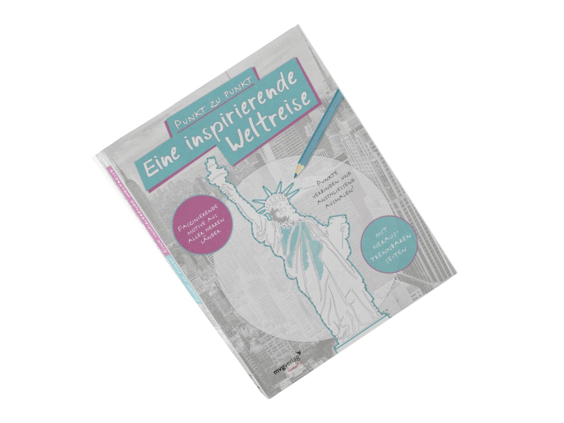 Beispielinhalt (Bild) Punkt zu Punkt: Eine inspirierende Weltreise: Malbuch für Erwachsene
