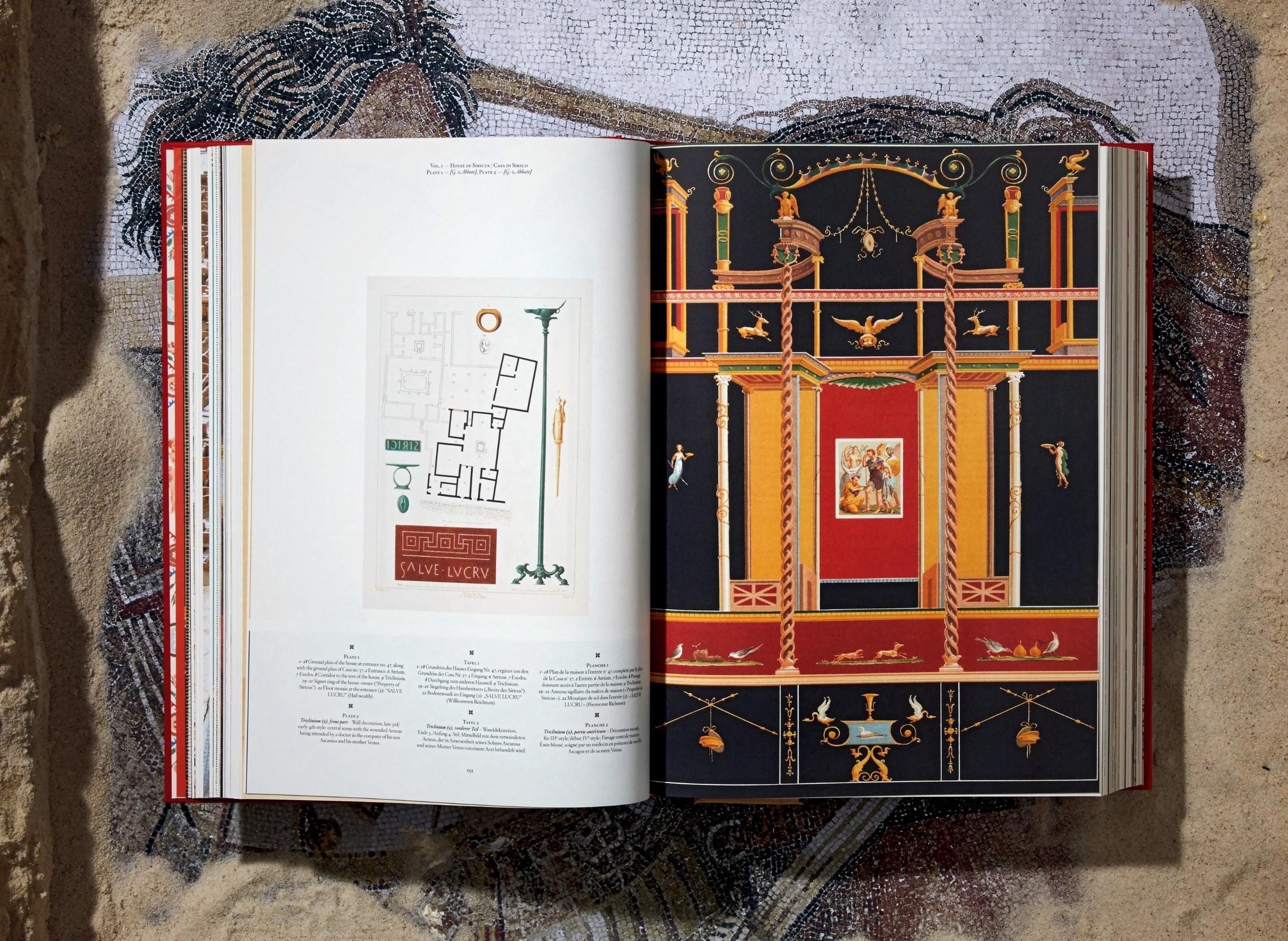Beispielinhalt (Bild) Fausto & Felice Niccolini. Houses and Monuments of Pompeii