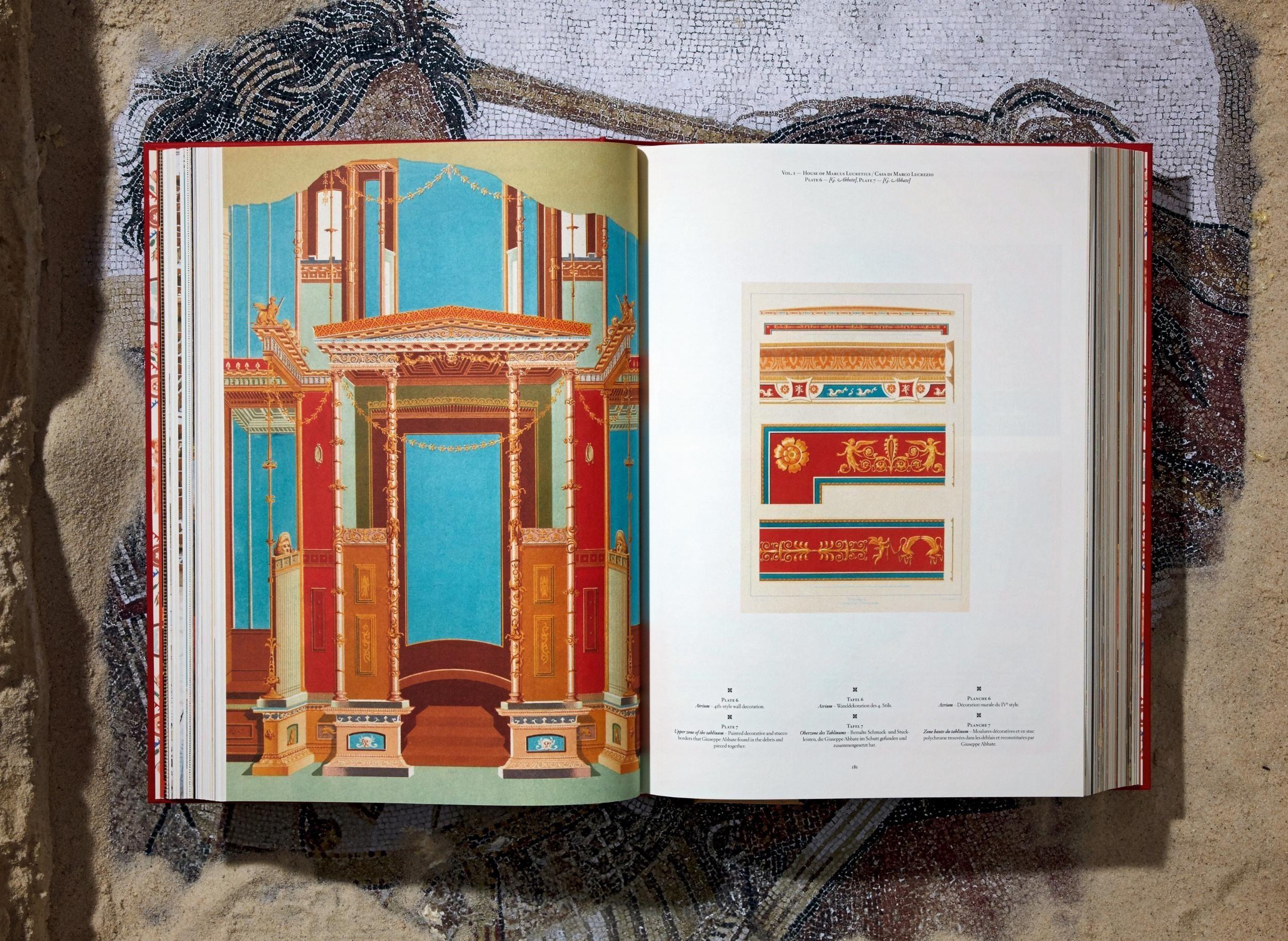 Beispielinhalt (Bild) Fausto & Felice Niccolini. Houses and Monuments of Pompeii