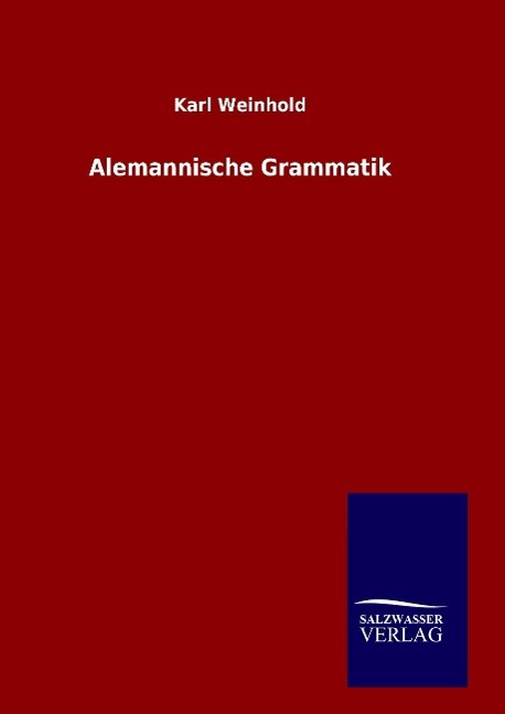 Vorderes Coverbild Alemannische Grammatik