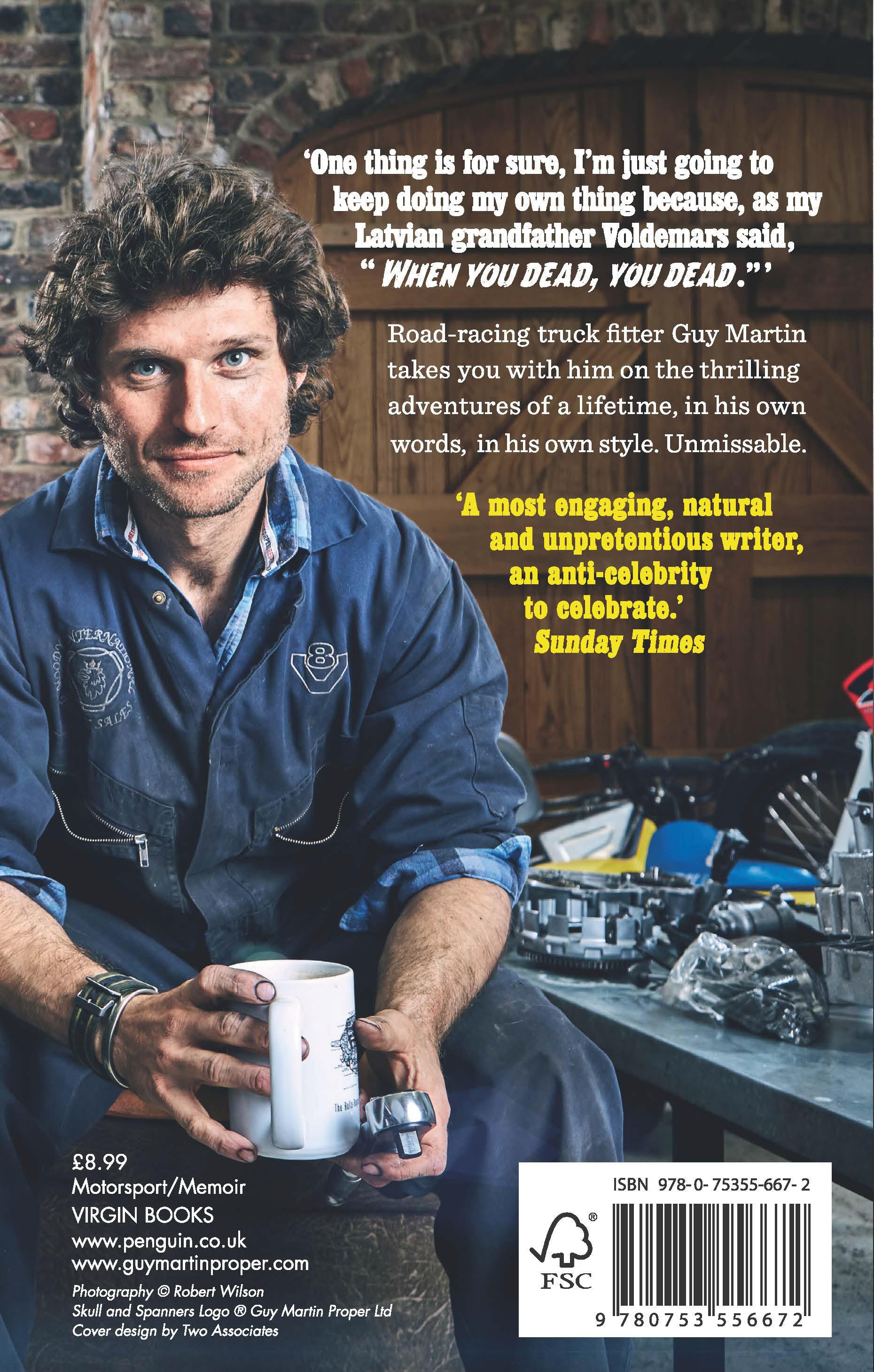 Rückseitencover Guy Martin: When You Dead, You Dead