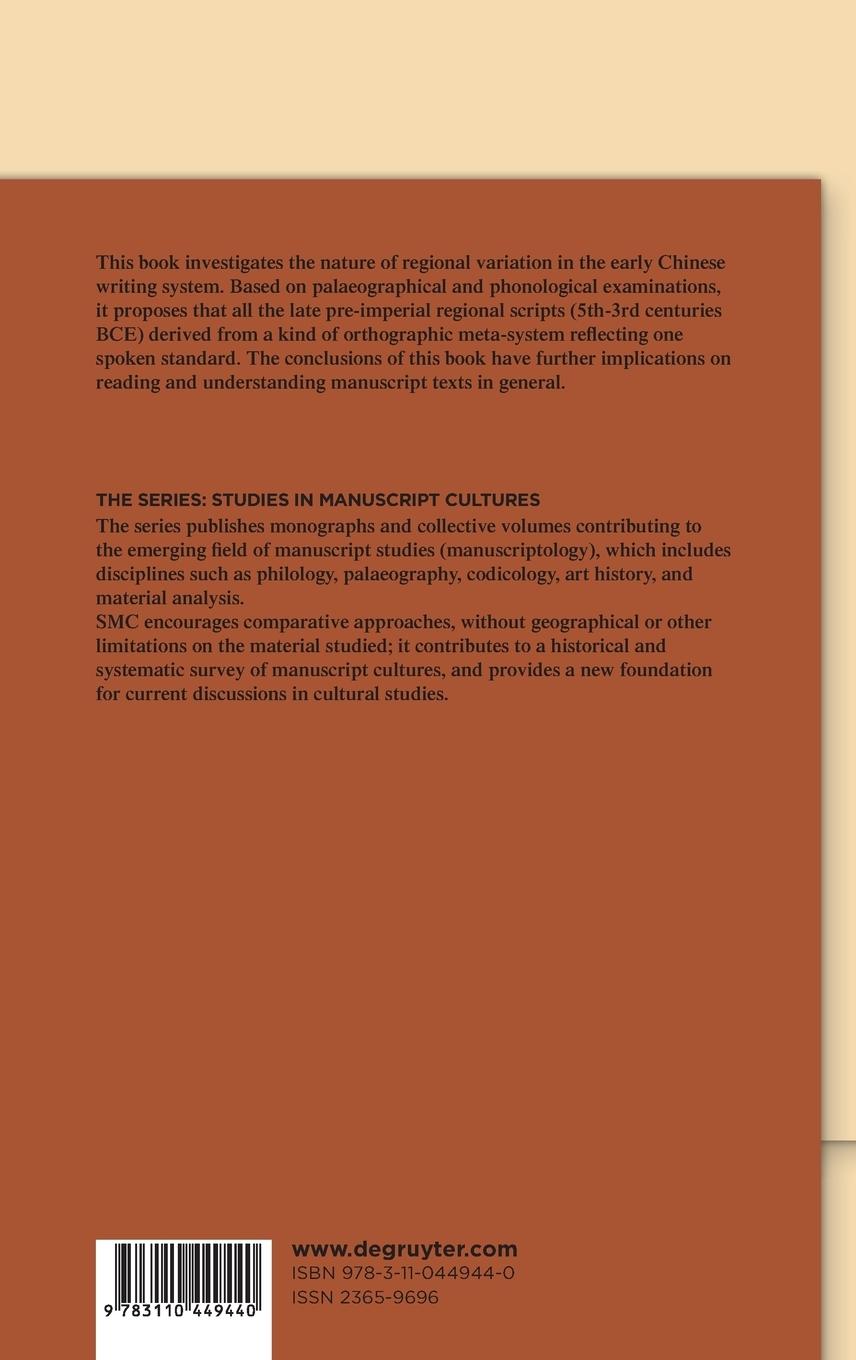 Rückseitencover The Writing System of Scribe Zhou
