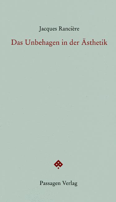 Vorderes Coverbild Das Unbehagen in der Ästhetik