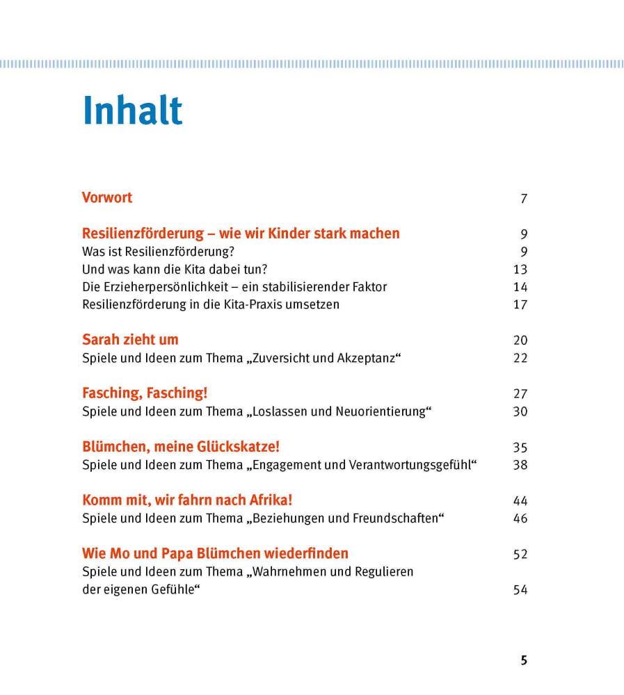 Beispielinhalt (Bild) Resilienz im Alltag fördern