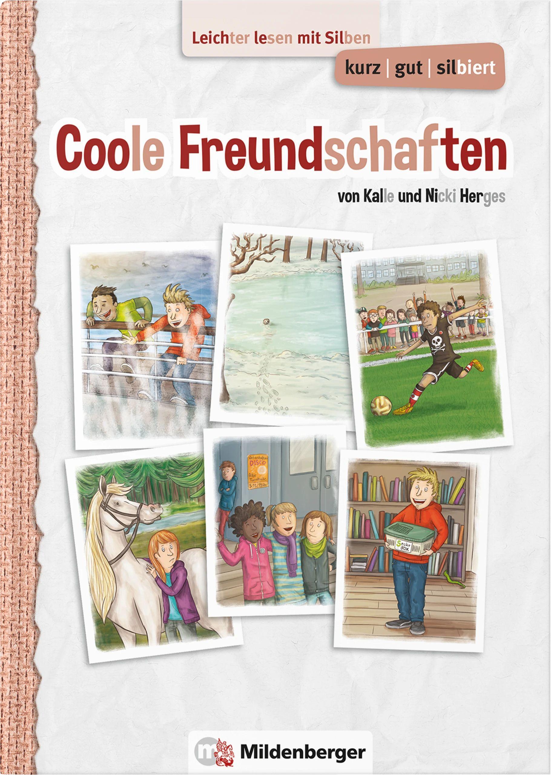 Vorderes Coverbild kurz/gut/silbiert - Band 2: Coole Freundschaften