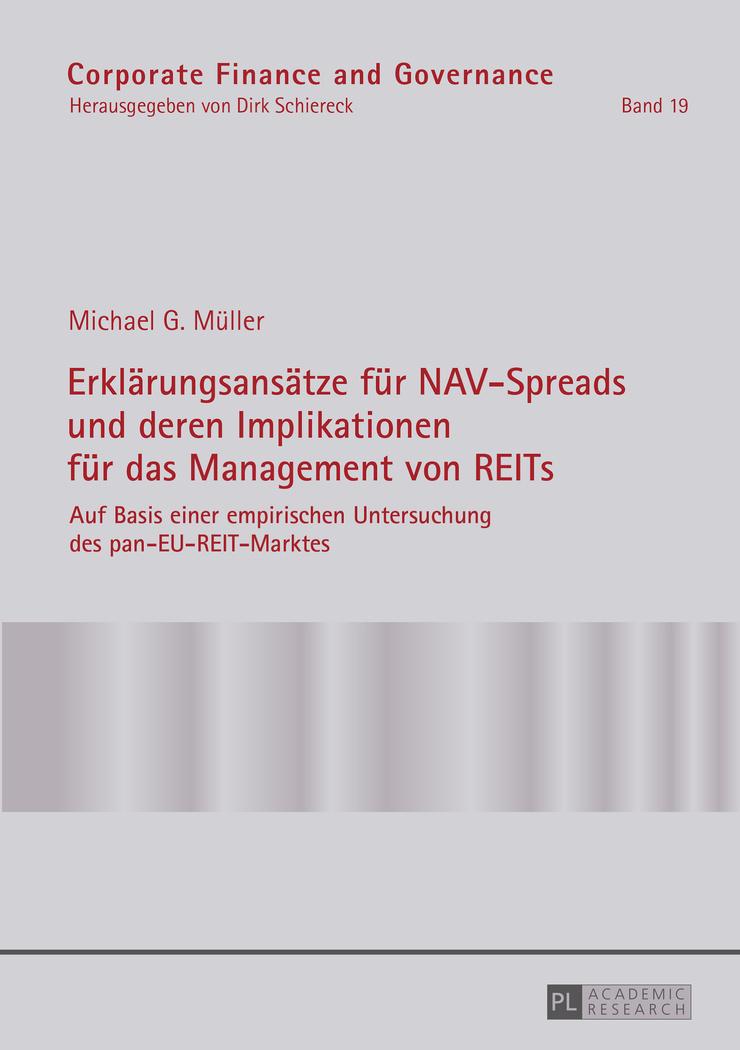Vorderes Coverbild Erklärungsansätze für NAV-Spreads und deren Implikationen für das Management von REITs