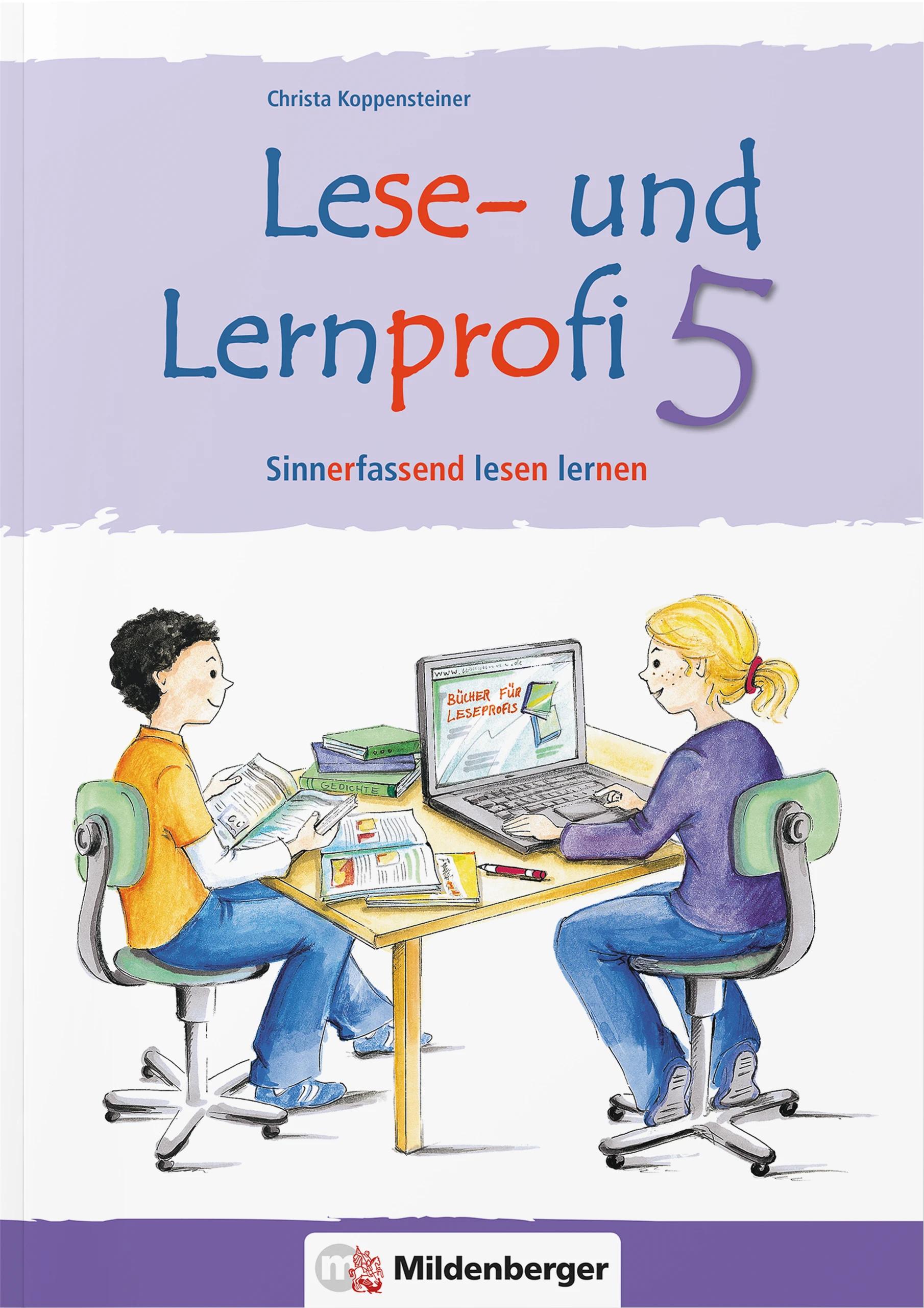 Vorderes Coverbild Lese- und Lernprofi 5 - Schülerarbeitsheft - silbierte Ausgabe