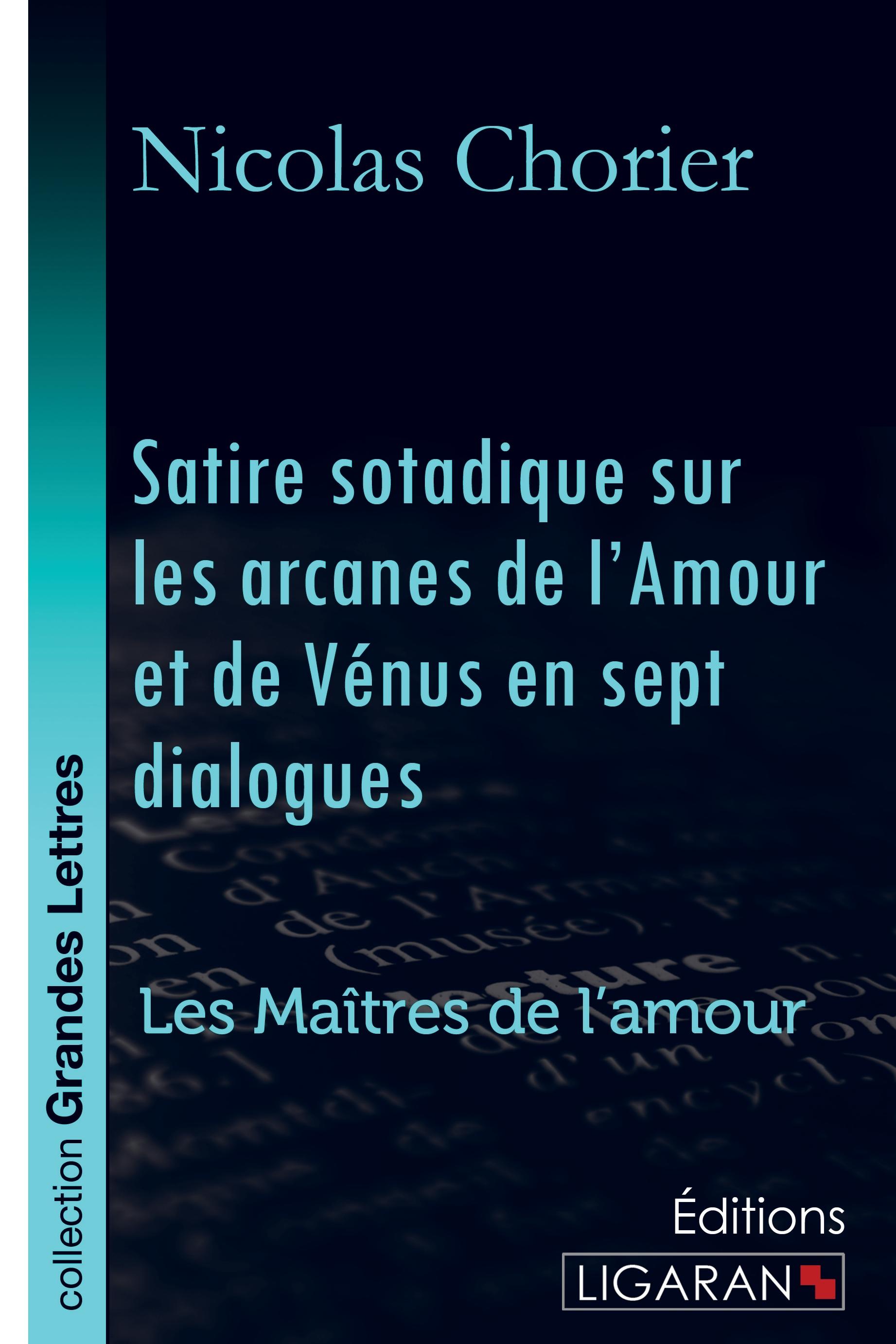 Vorderes Coverbild Satire sotadique sur les arcanes de l'Amour et de Vénus en sept dialogues (grands caractères)