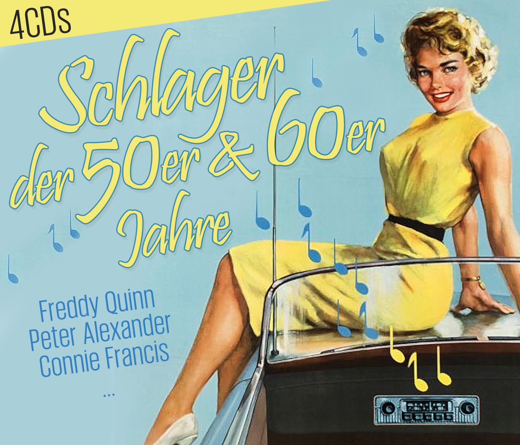 Vorderes Coverbild Schlager der 50er & 60er Jahre