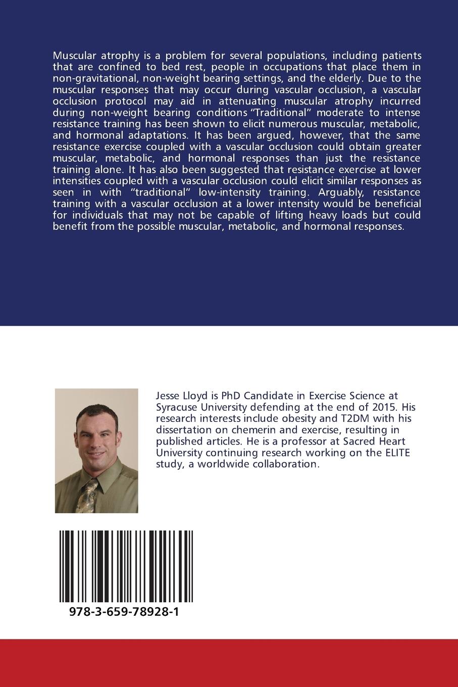 Rückseitencover The Effects blood flow restriction training on leg volume and function