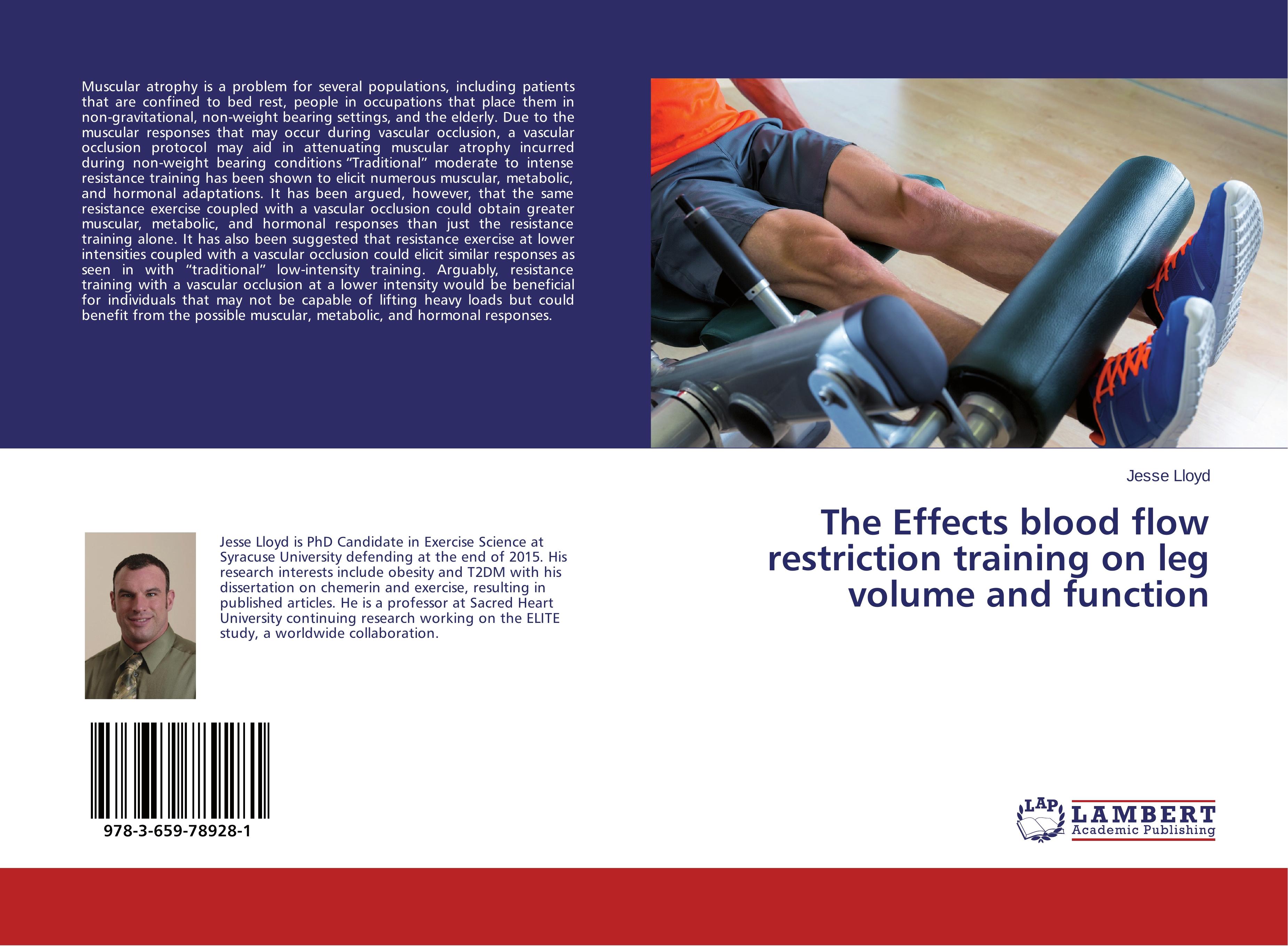 Vorderes Coverbild The Effects blood flow restriction training on leg volume and function