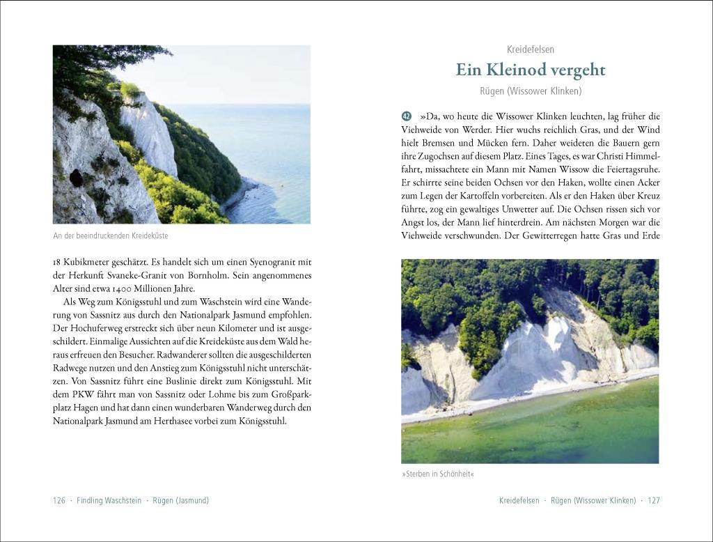 Beispielinhalt (Bild) 50 sagenhafte Naturdenkmale in Mecklenburg-Vorpommern