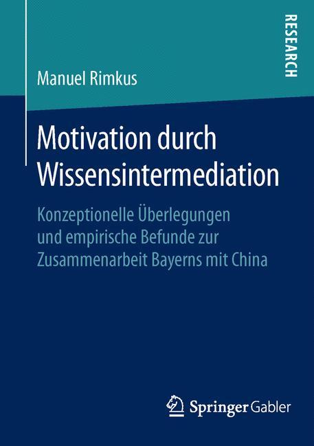 Vorderes Coverbild Motivation durch Wissensintermediation