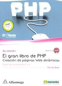 Vorderes Coverbild El gran libro de PHP : creación de páginas web dinámicas