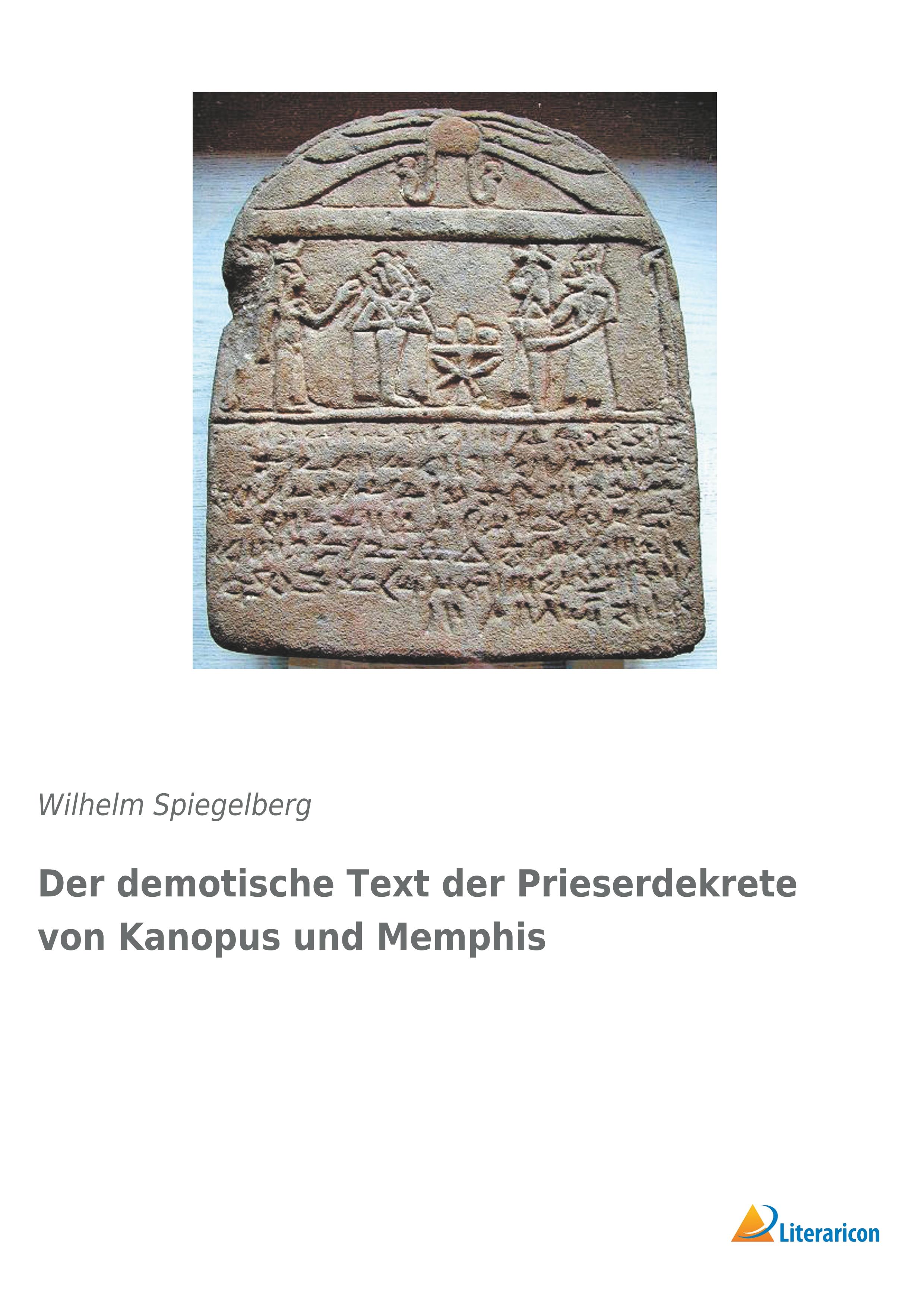 Vorderes Coverbild Der demotische Text der Prieserdekrete von Kanopus und Memphis
