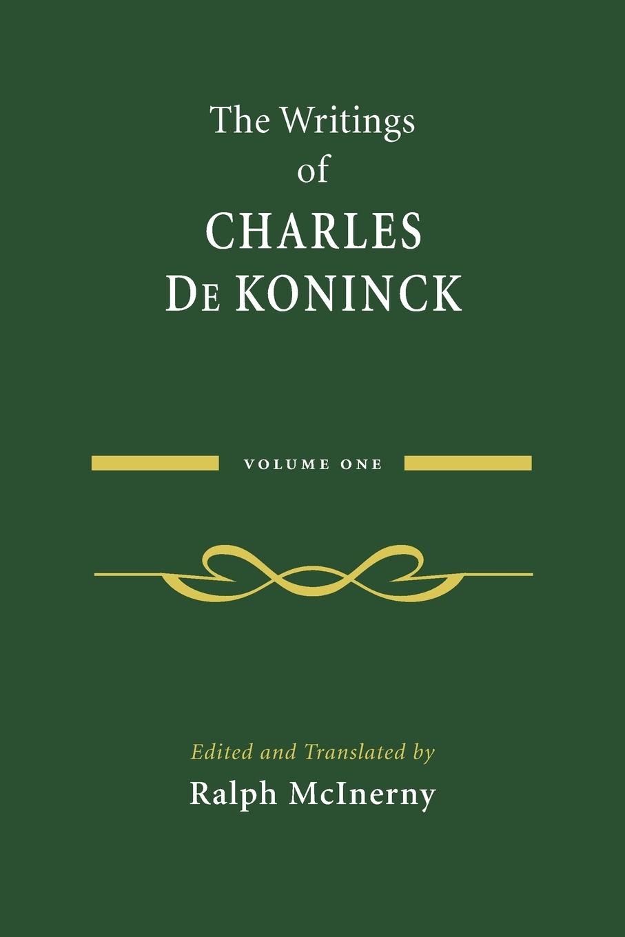 Vorderes Coverbild The Writings of Charles De Koninck
