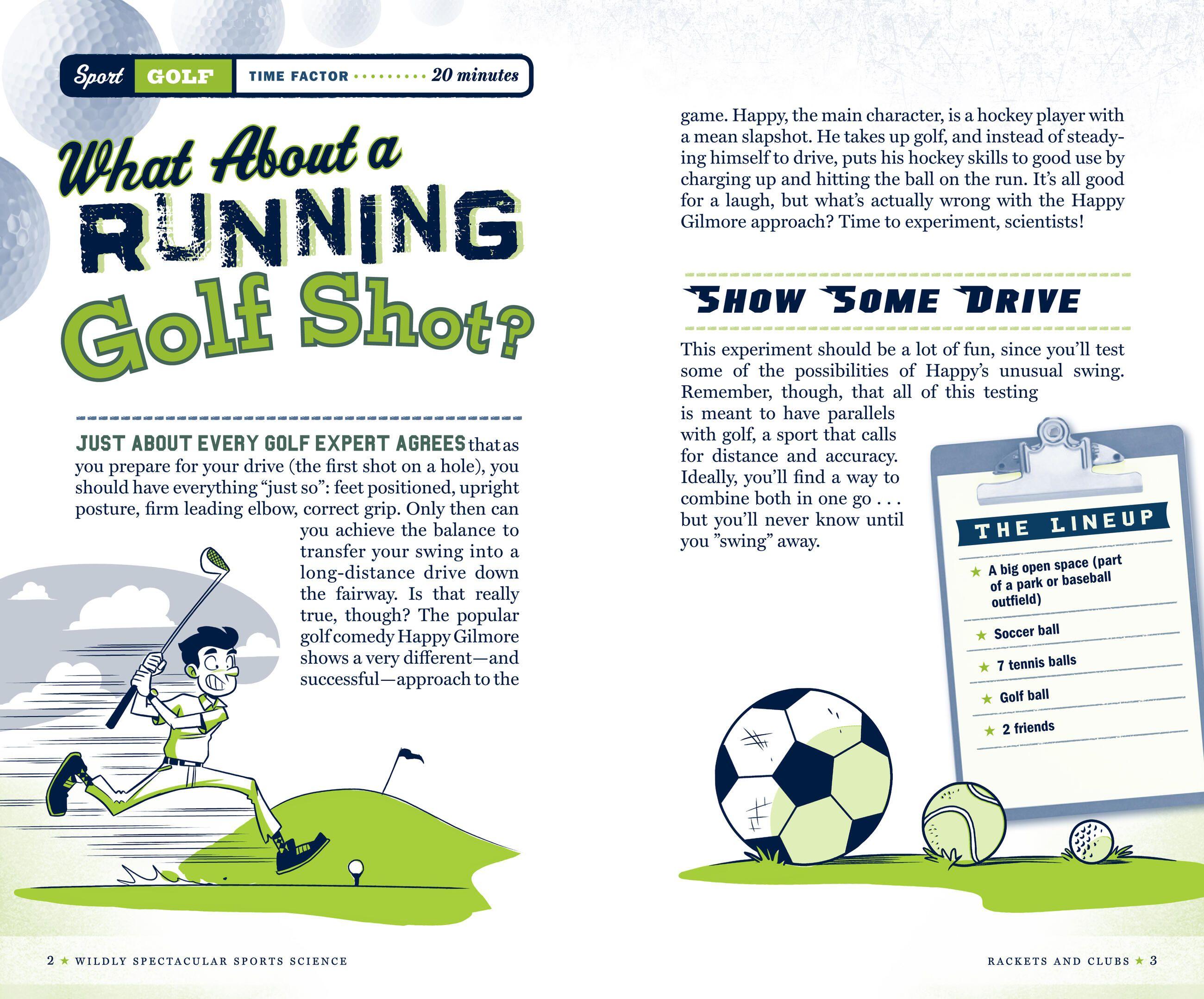 Beispielinhalt (Bild) The Book of Wildly Spectacular Sports Science