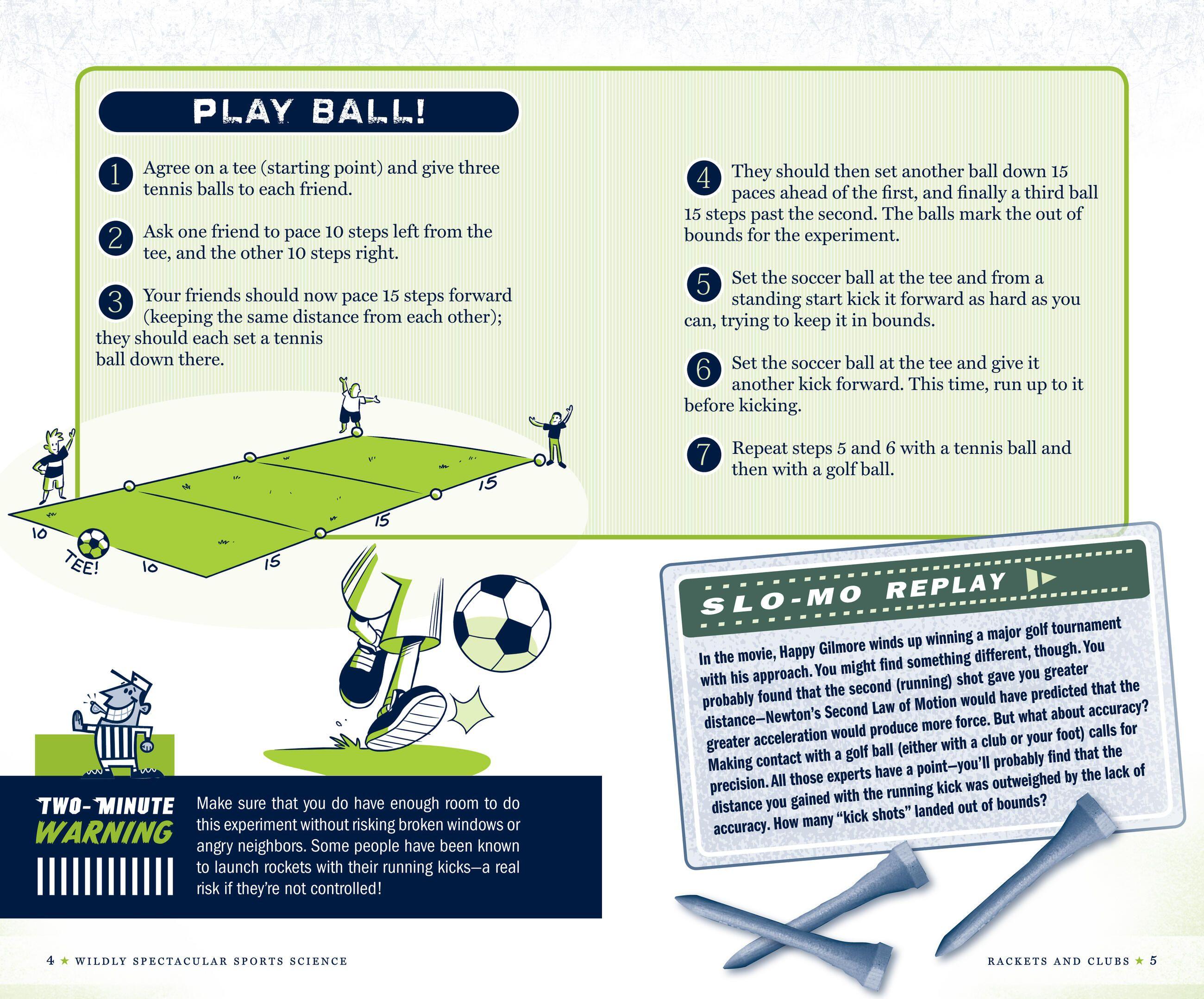 Beispielinhalt (Bild) The Book of Wildly Spectacular Sports Science
