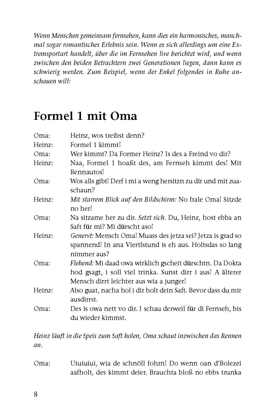 Beispielinhalt (Bild) Der Alltag is da Wahnsinn