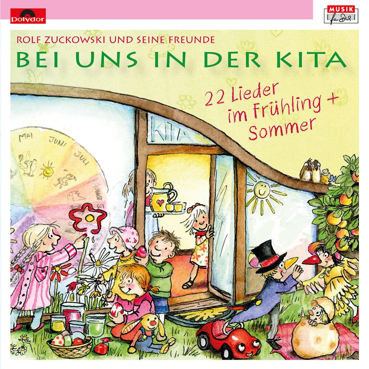 Vorderes Coverbild Bei uns in der Kita - 22 Lieder Frühling & Sommer