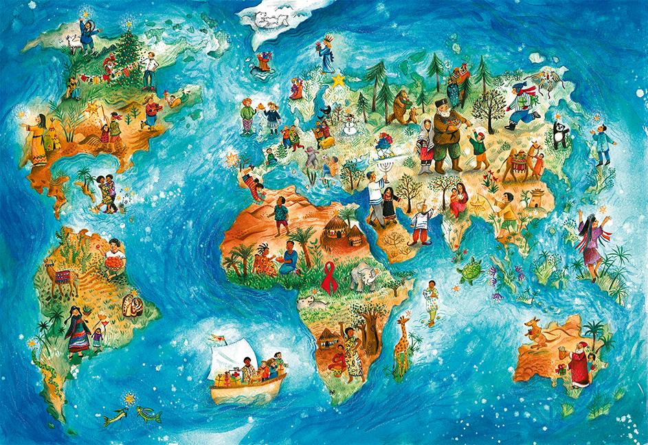 Beispielinhalt (Bild) Weihnachten in aller Welt