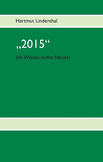Vorderes Coverbild "2015"