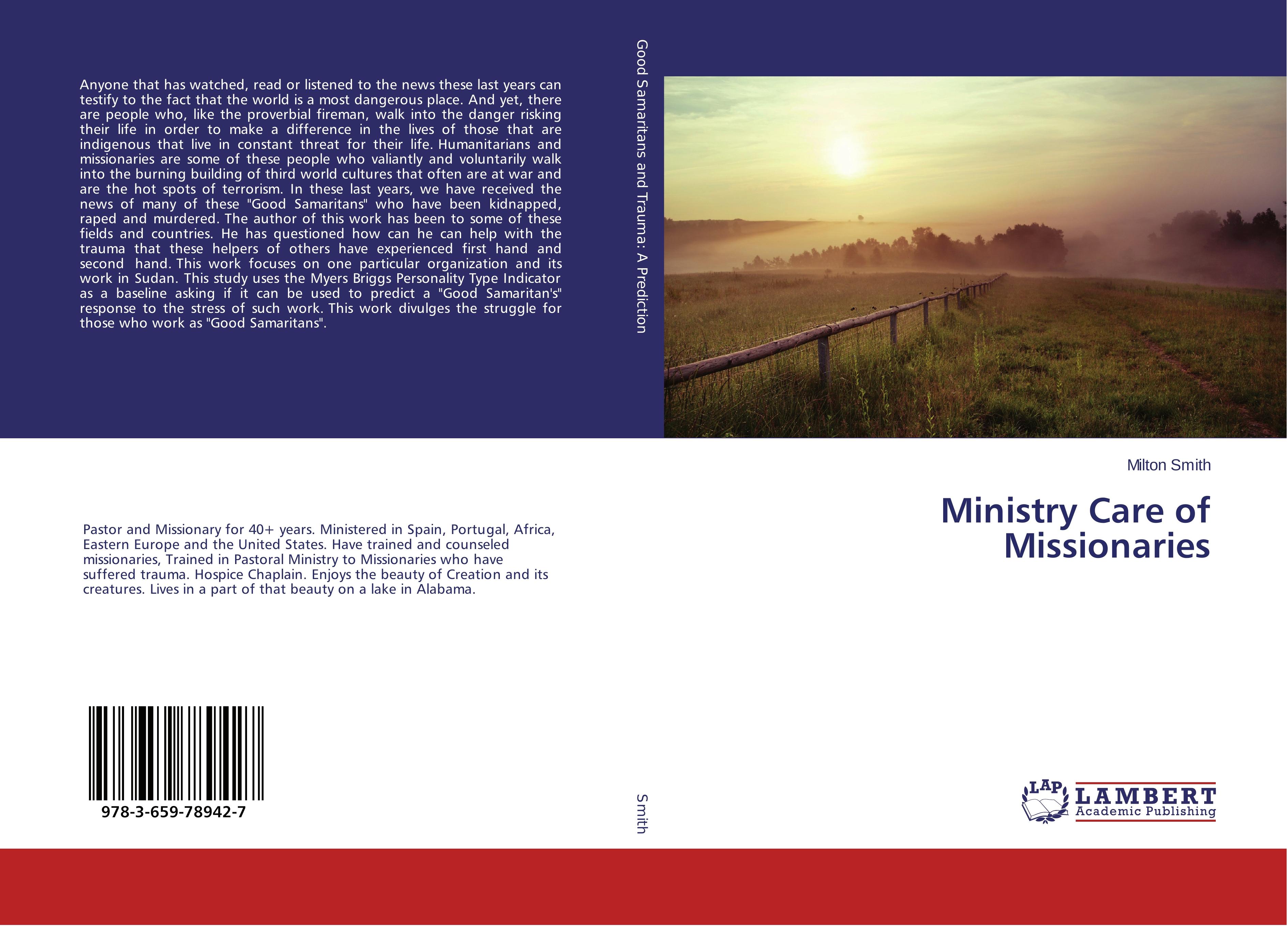 Vorderes Coverbild Ministry Care of Missionaries