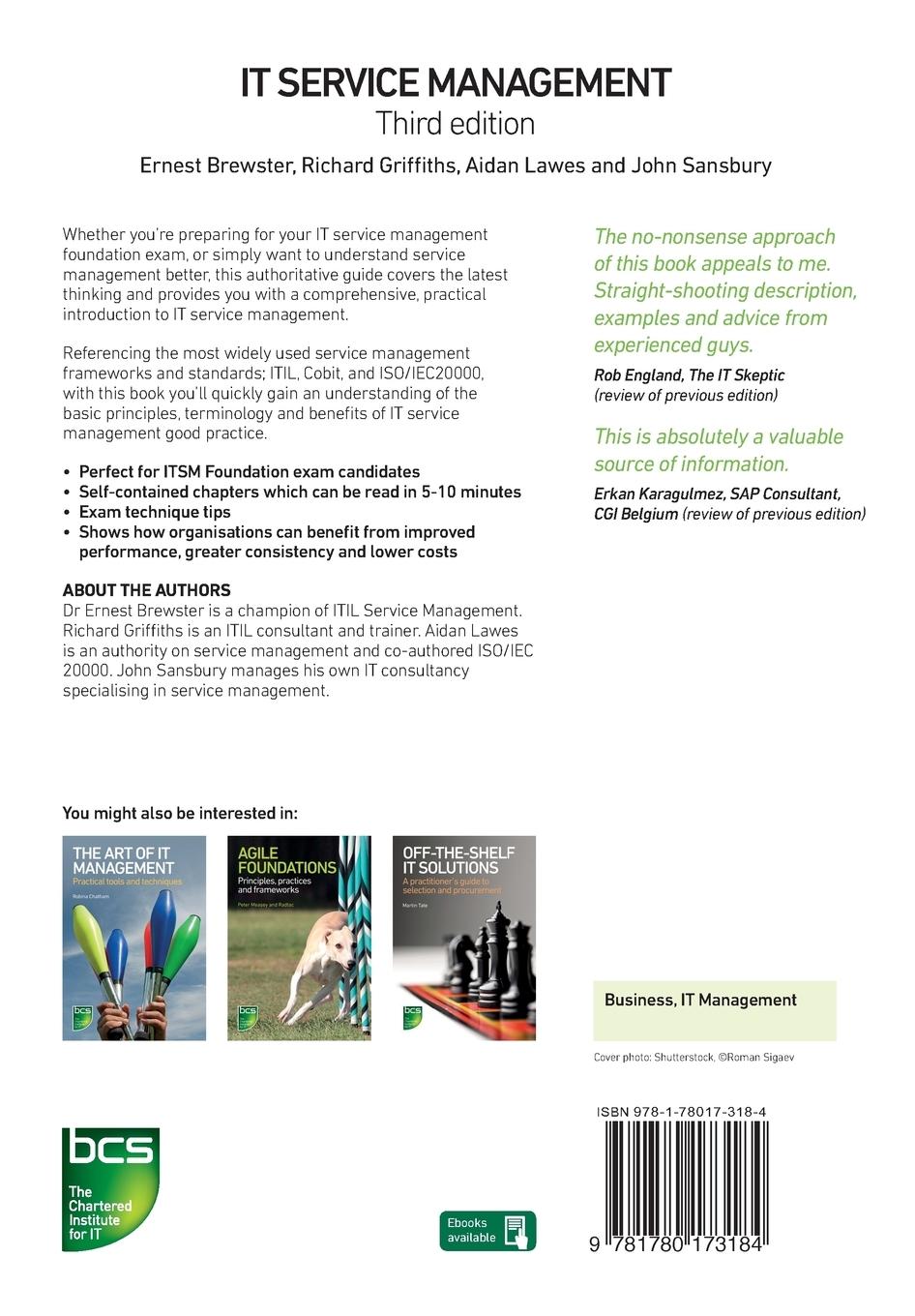 Rückseitencover IT Service Management