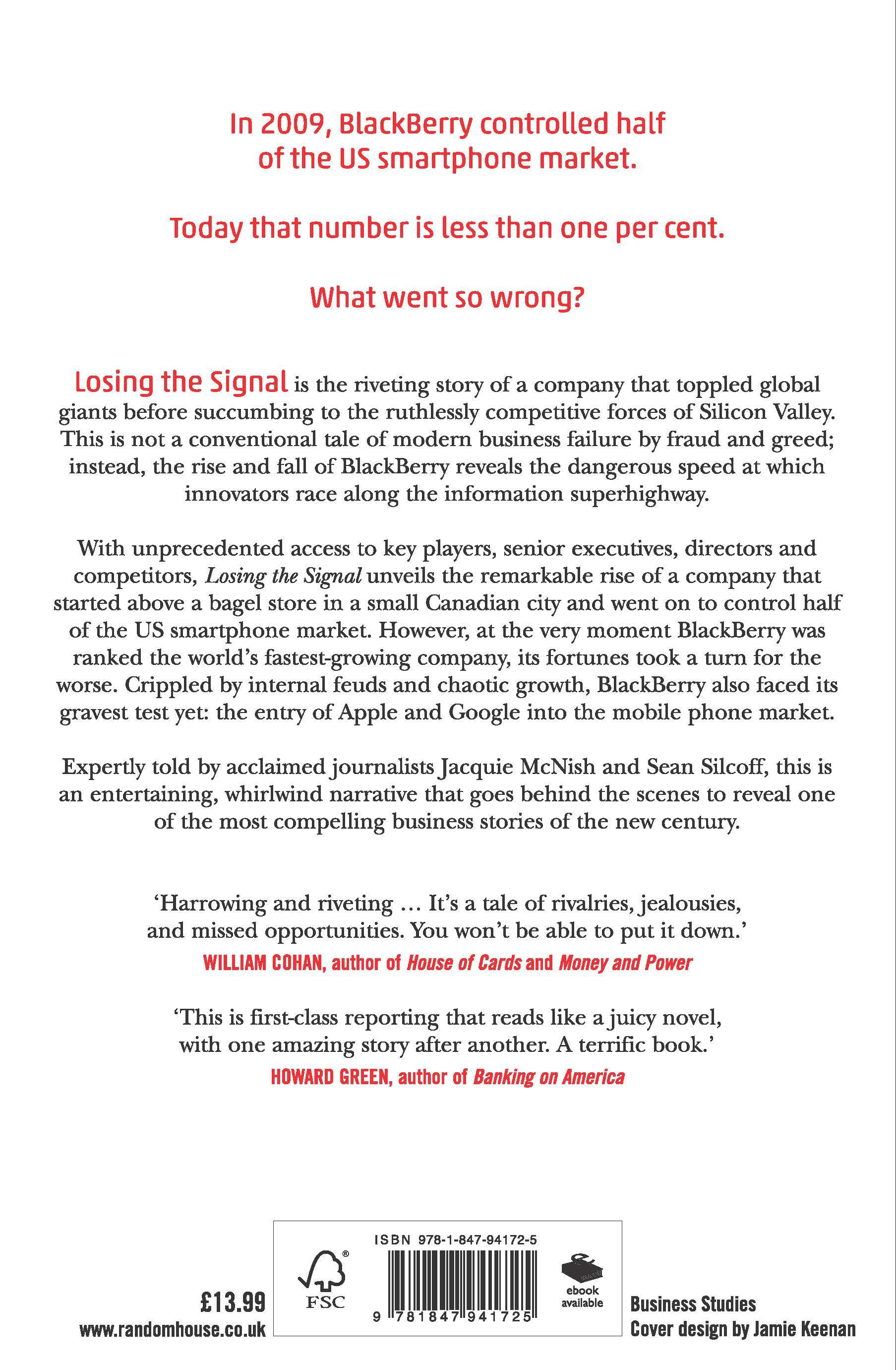 Rückseitencover Losing the Signal