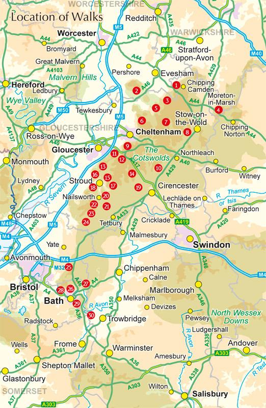 Beispielinhalt (Bild) Walking in the Cotswolds